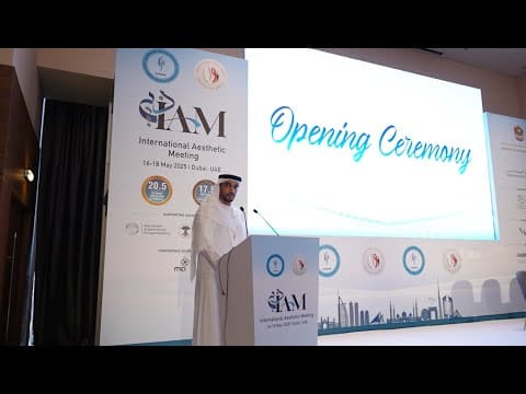 Unveiling Aesthetic Wonders: IAM 2025 Day 1 Recap from Dubai!